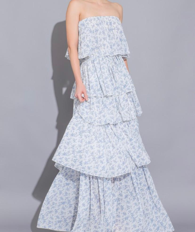 Off Shoulder Maxi Dress – Blu Boutique Corp