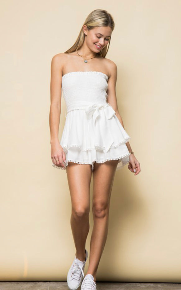 White Romper