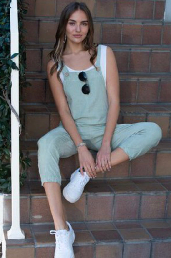 Light Army Green Overall